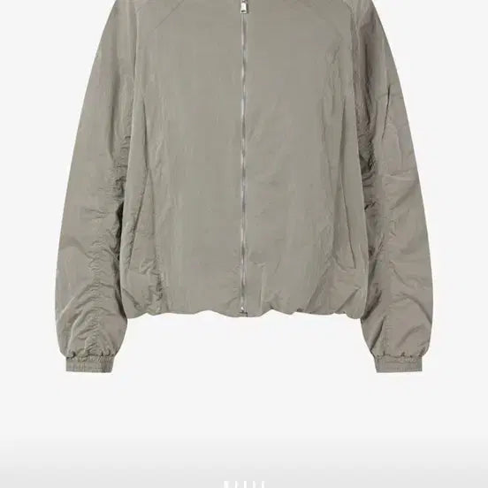 [BUNJANG] System Homme Shirring Sleeve Zip-Up Jumper / SYSTEM HOMME 셔링 슬리브 짚업 점퍼