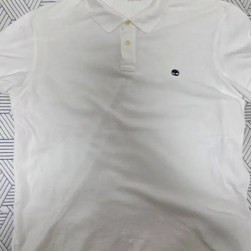 [BUNJANG] Timberland Short Sleeve Polo Shirt White XL / 팀버랜드 반팔 카라티 화이트 xl