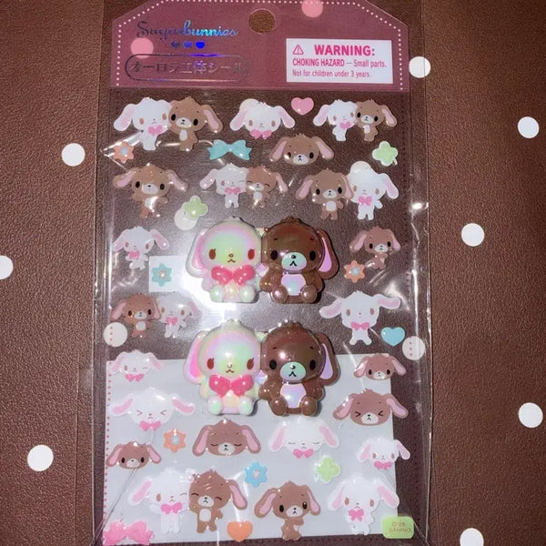 [BUNJANG] Sugarbunnies 3D Holographic Sticker / 슈가바니즈 3D 입체 오로라 스티커