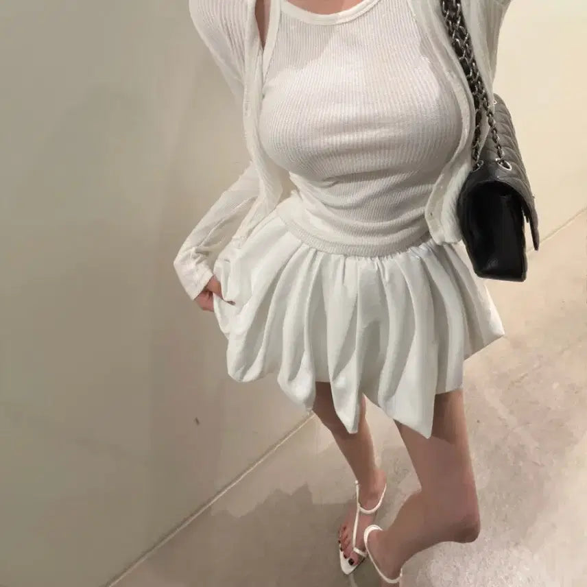 [BUNJANG] Day Your Satin Pumpkin Skirt Shorts M / 데이유어 새틴 펌킨 스커트 치마바지 새상품 M