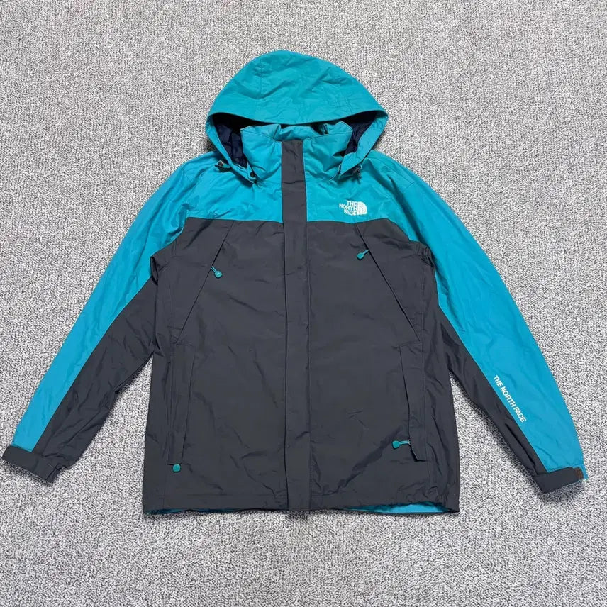 [BUNJANG] The North Face Color-Block Hooded Windbreaker Jacket / 90 노스페이스 배색 후드 바람막이 자켓 0815