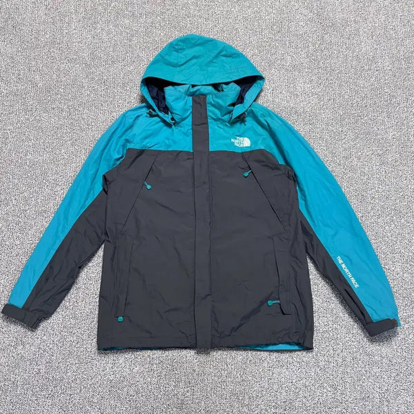 [BUNJANG] The North Face Color-Block Hooded Windbreaker Jacket / 90 노스페이스 배색 후드 바람막이 자켓 0815