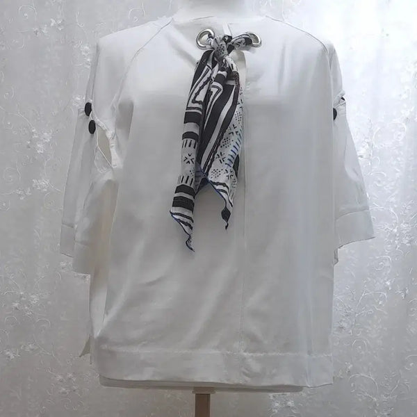 [BUNJANG] SYSTEM Cotton Blouse / SYSTEM  면 블라우스  free