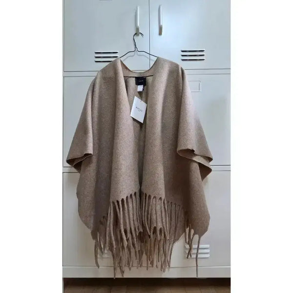 [BUNJANG] Kairi Cape Shawl Beige / 케이리 숄 케이프 -베이지