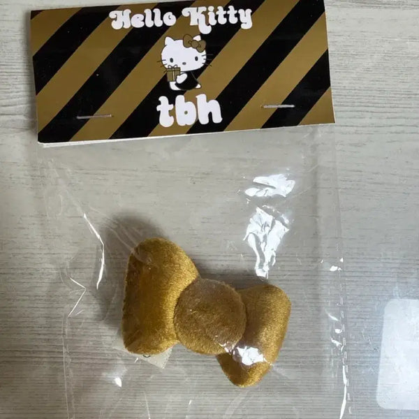 [BUNJANG] Hello Kitty Gold Ribbon Hairpin / 헬로키티 tbh 머리핀 골드리본