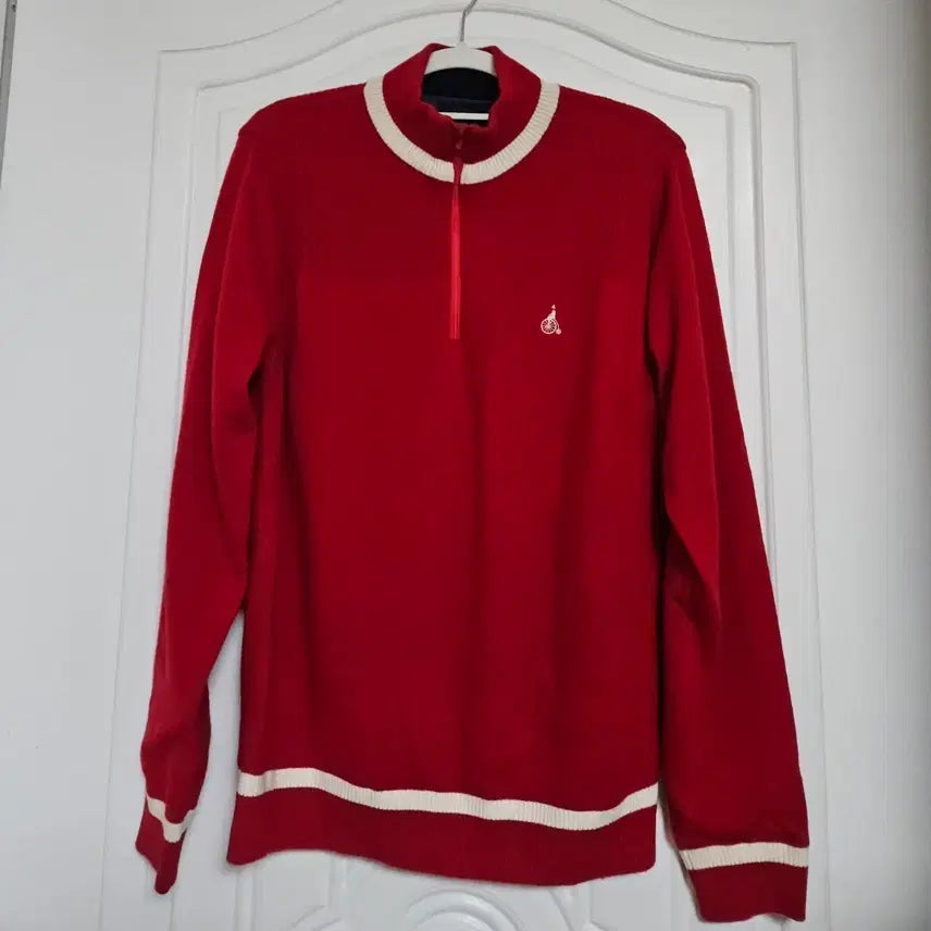 [BUNJANG] Beanpole Golf Windproof Knit Half-Zip Up Golf Jacket / 빈폴골프 방풍니트 하프집업 골프방풍 골프집업