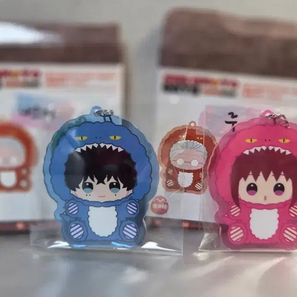 [BUNJANG] Sakadai Natsuki, Ru Dinosaur Motif Keychain Acrylic Charm / 사카데이 나츠키, 루 인형탈 공룡 모티프 키홀더 아크릴 판매