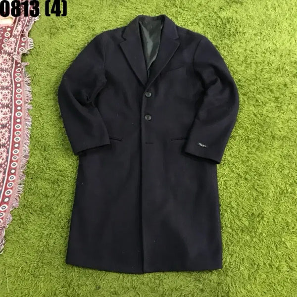 [BUNJANG] 0813 Navy Trench Coat / 트렌치 코트 네이비 0813