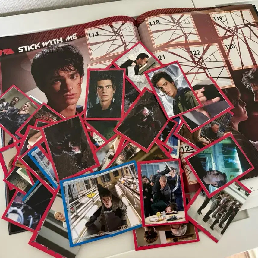 [BUNJANG] Aespa Andrew Garfield Amazing Spider-Man Sticker Set / 판매] 어스파 어메이징 스파이더맨 앤드류 사필드 스티커 스티커북 비하인드