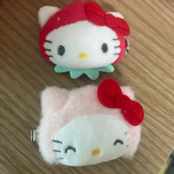 [BUNJANG] Sanrio Hello Kitty Face Hair Clip / 키티 얼굴 헤어클립
