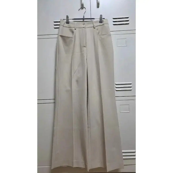 [BUNJANG] De norita Straight Slacks - Beige, Size M / 드노리타 스트레이트 슬랙스 - 베이지 ,M