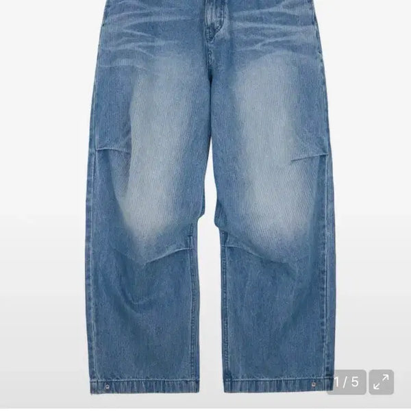 [BUNJANG] etce Vertical Baggy Wide Denim Pants (L) / (L) 이티씨이 etce 버티컬 배기 데님 와이드 팬츠
