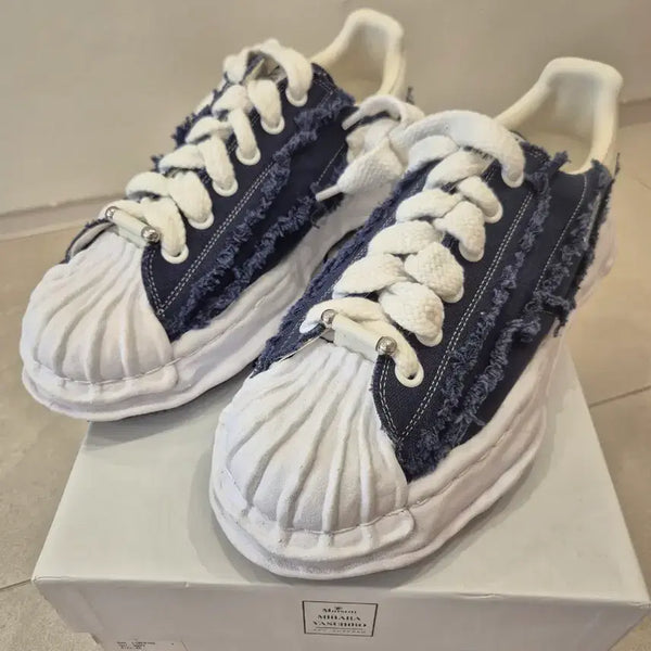 [BUNJANG] Mihara Yasuhiro x Bonbon Collab Sneaker Navy / 미하라 아스히로 본봄 콜라보 네이비