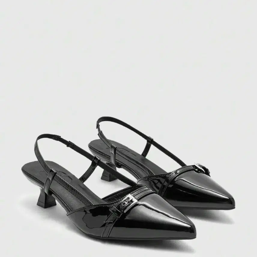 [BUNJANG] Stiletto Heels - Black / 스틸레토 힐 구두 블랙