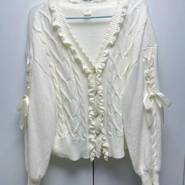 [BUNJANG] Secret Honey Hime Gyaru Cardigan / 시크릿허니 일본 양산형 히메갸루 양지뢰 가디건