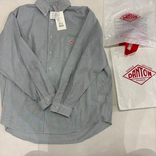 [BUNJANG] DANTON Striped T-Shirt M Size / 단톤 스트라이스 펴서 사이즈 m (40