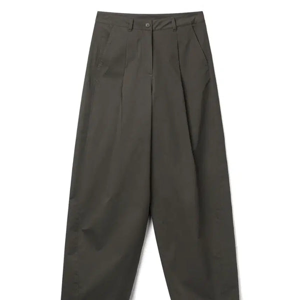 [BUNJANG] Khaki Wide Fit Pants / 와이드 팬츠