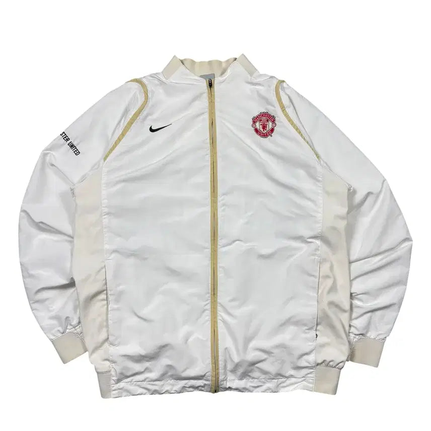 [BUNJANG] Nike Manchester United 2006-2007 Windbreaker White / 나이키 06-07 맨체스터 유나이티드 바람막이 화이트