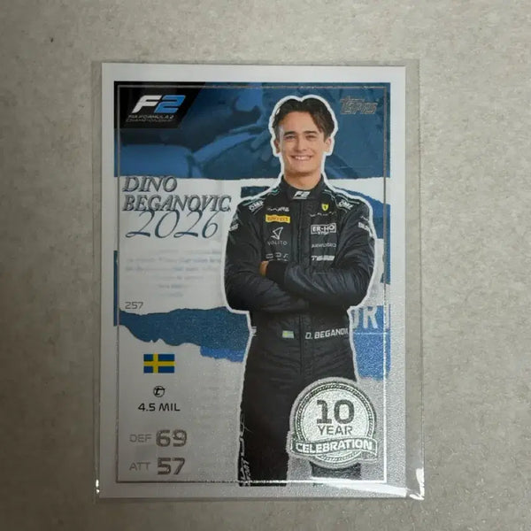 [BUNJANG] Dino Beganovic 2026 F1 Turbo Attack Tops Card / 디노 베가노비치 2026 F1 터보어택 탑스 카드