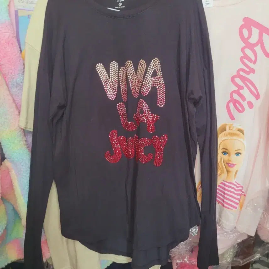 [BUNJANG] Juicy Couture Long Sleeve T-Shirt Viva Juicy S / 쥬시꾸뛰르 롱슬리브 비바라쥬시S