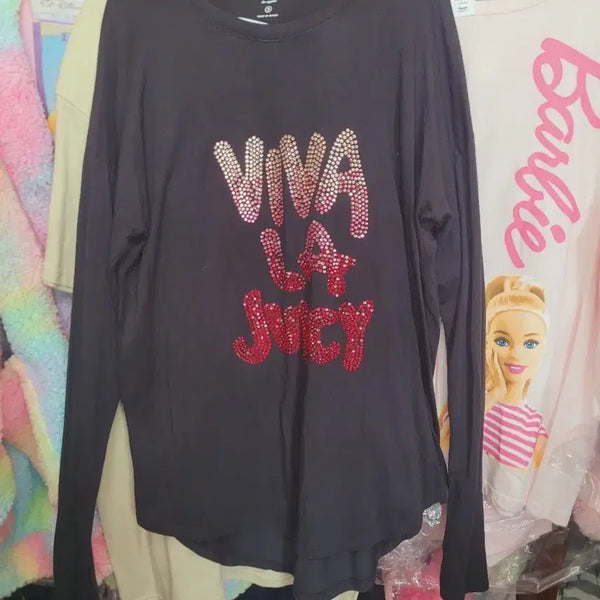 [BUNJANG] Juicy Couture Long Sleeve T-Shirt Viva Juicy S / 쥬시꾸뛰르 롱슬리브 비바라쥬시S