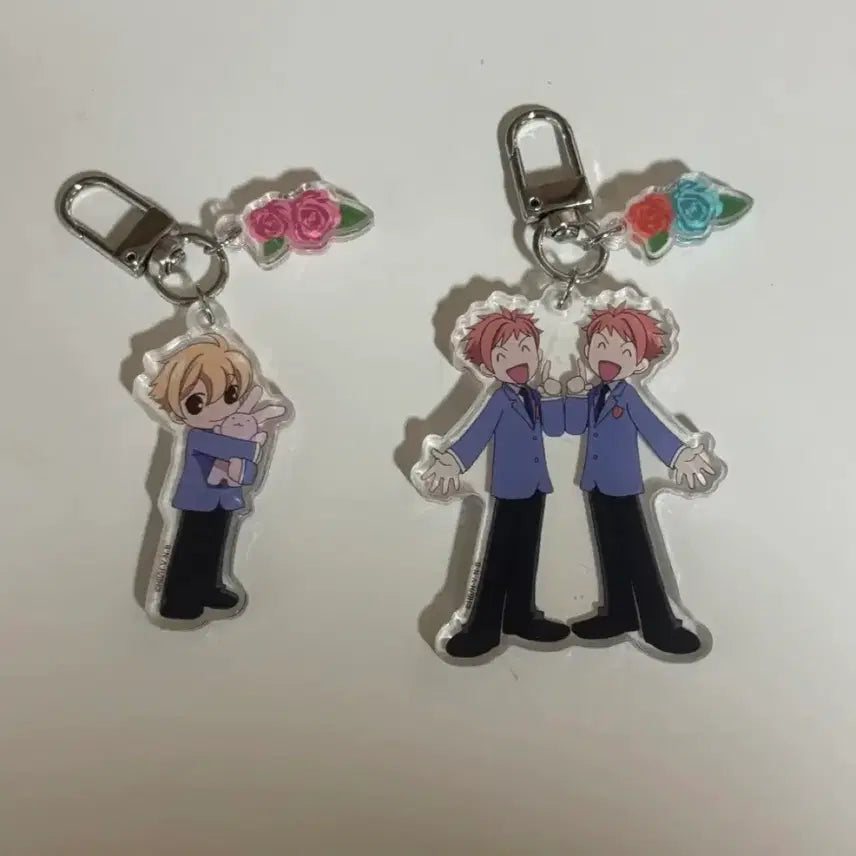 [BUNJANG] Ouran High School Host Club TuniQ Collaboration Cafe Ani Hitachin Keychain / 오란고교 사교클럽 투니크 콜라보 카페 하니 히타치인 키링