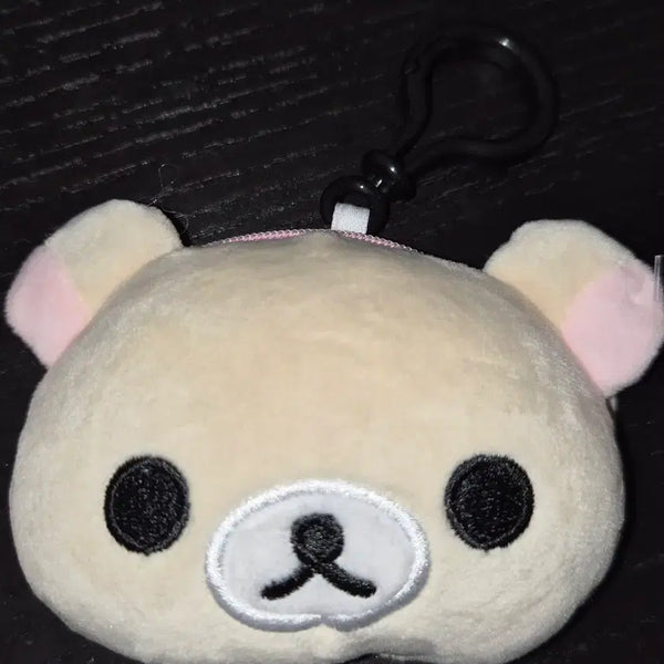 [BUNJANG] Rilakkuma Korilakkuma Face Pouch Keyring / 코리락쿠마 키링