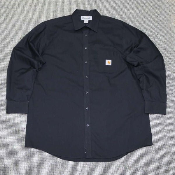 [BUNJANG] Carhartt Black Shirt L (110) / 칼하트 블랙 셔츠 110