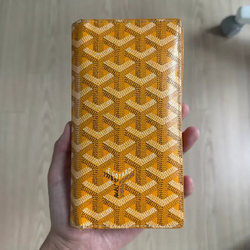 [BUNJANG] Goyard Long Wallet Yellow / 고야드 장지갑 옐로우