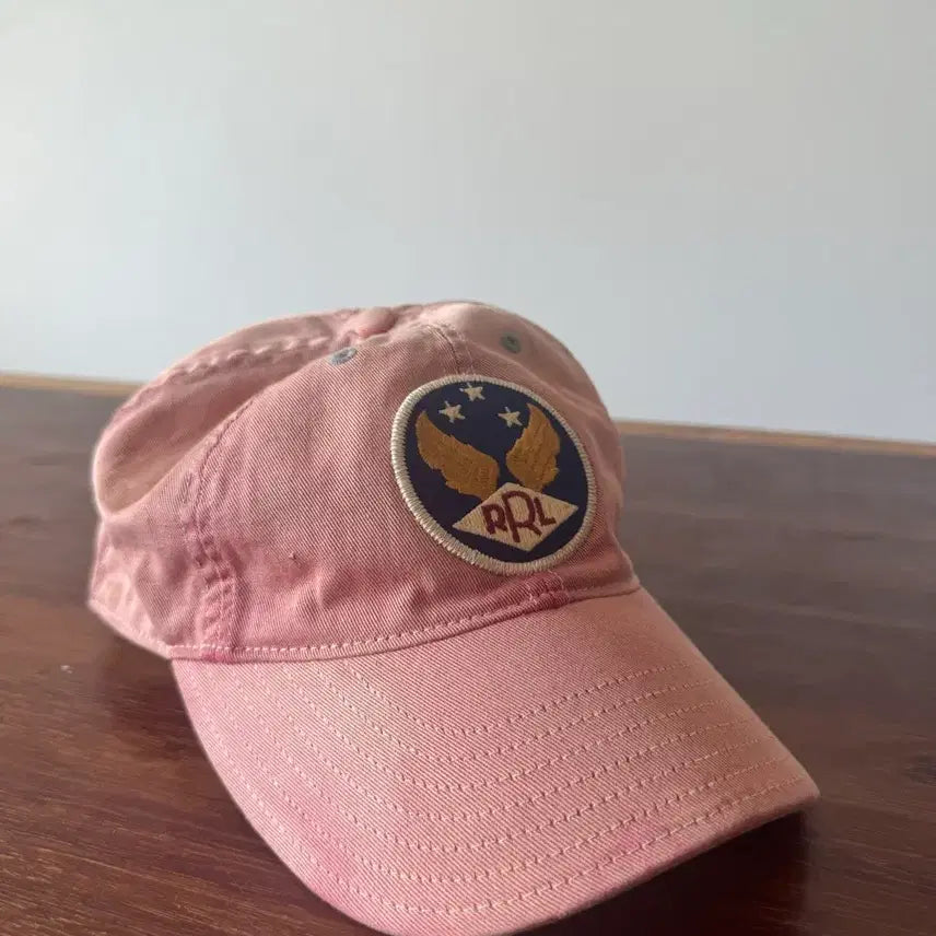 [BUNJANG] RRL Pink Patch Detail Vintage Ball Cap / 더블알엘 모자 (핑크)