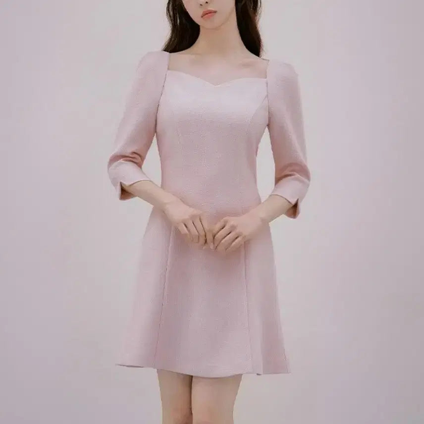 [BUNJANG] IVANA HELSINKI Amelie Heart Mini Dress Pink XS / 이바나헬싱키 원피스 XS Amelie Heart Mini Dress