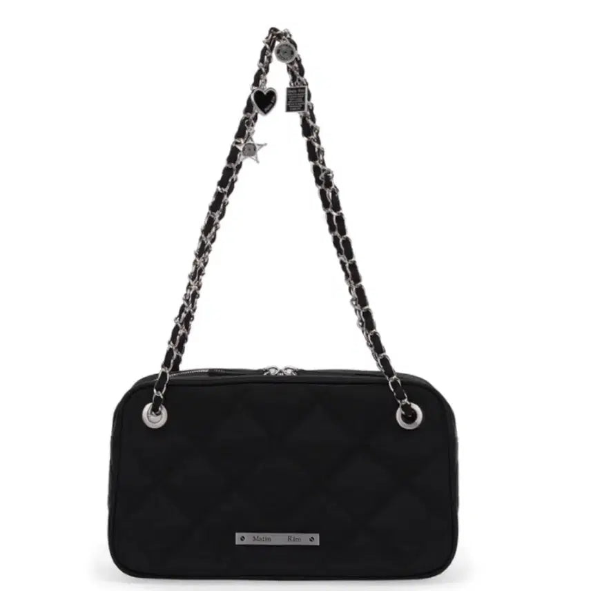 [BUNJANG] Matinkim Quilted Chain Shoulder Bag Black / 마뗑킴 퀼팅 체인 숄더백 블랙