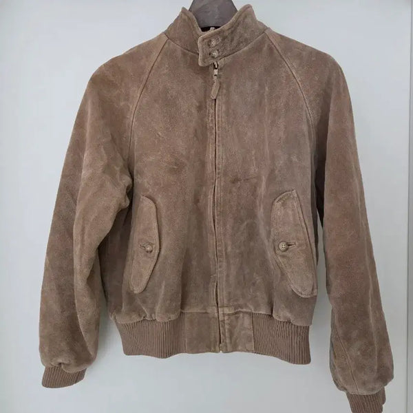 [BUNJANG] Polo Ralph Lauren Suede Baracuta Harrington Jacket / 폴로 스웨이드 바라쿠타 헤링턴자켓
