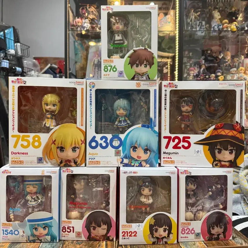 [BUNJANG] KonoSuba Nendoroid Bundle Set (7 Figures) / 코노스바넨도 일괄세트 7개