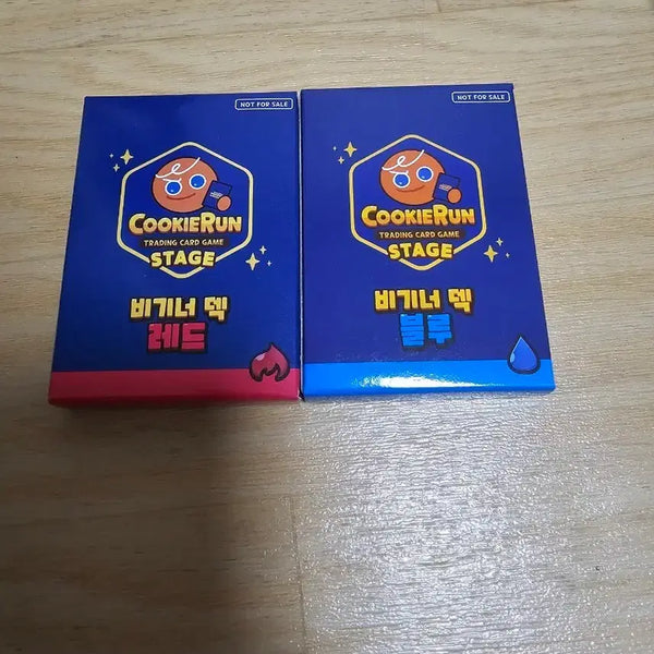 [BUNJANG] Cookie Run Stage Beginner Deck Red/Blue Set / 쿠키런 스테이지 비기너 덱 레드/블루