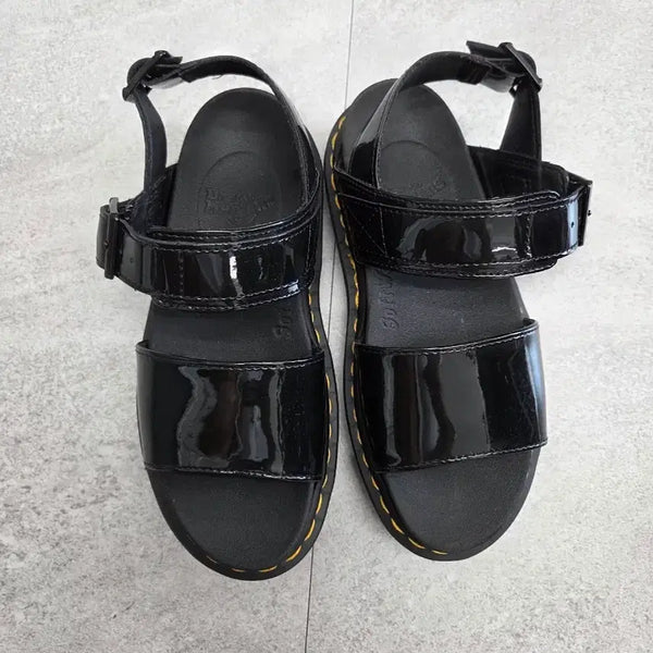 [BUNJANG] Dr. Martens Voss Patent Leather Platform Sandals UK 3 (225-230mm) / 사이즈 닥터마틴 보스 페이턴트 샌들 UK3 (225~230)