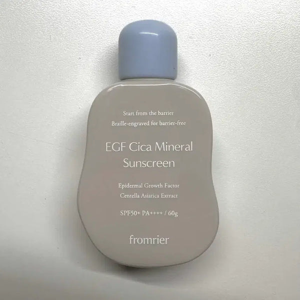 [BUNJANG] Fromlier EGF Cica Mineral Sunscreen SPF50+ PA++++ / 프롬리에 이지에프 EGF 시카 무기자차 선스크린 선크림