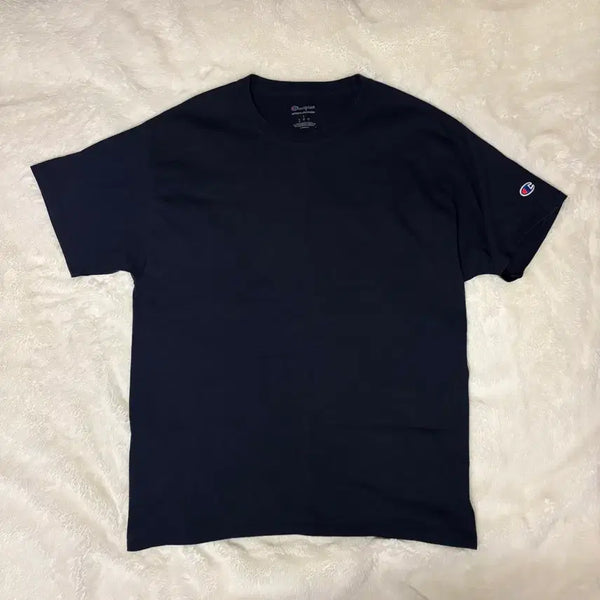 [BUNJANG] Champion Navy Oversized T-Shirt / 챔피온 네이비 반팔티 오버핏 박시핏