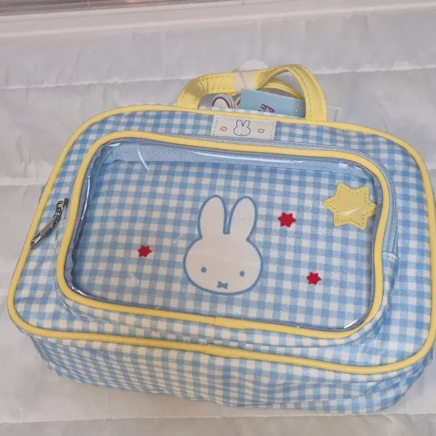 [BUNJANG] Miffy Sky Blue Backpack Ita Bag / 미피 하늘색 가방 백팩 이타백