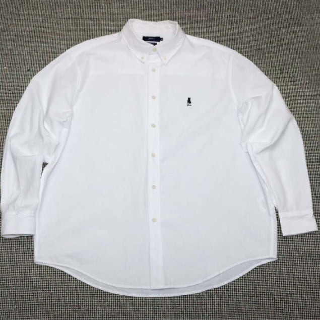 [BUNJANG] Yale White Oversized Fit Shirt (Size 105 M) / 예일 화이트 셔츠 105 M 오버핏