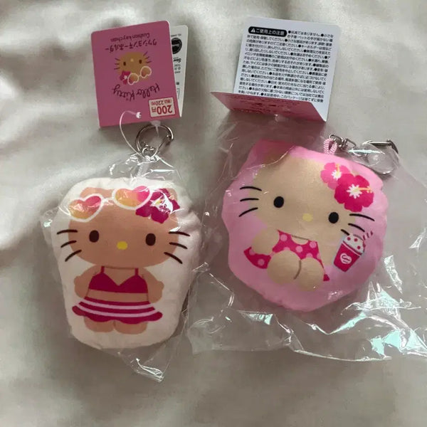 [BUNJANG] Sanrio Tanning Kitty Keychain Bundle Set / 산리오 태닝키티 키링 일괄