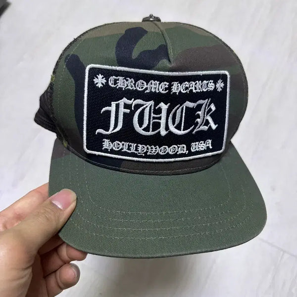 [BUNJANG] Chrome Hearts Camouflage Cap Hat / 크롬하츠 카모플라쥬 캡 모자