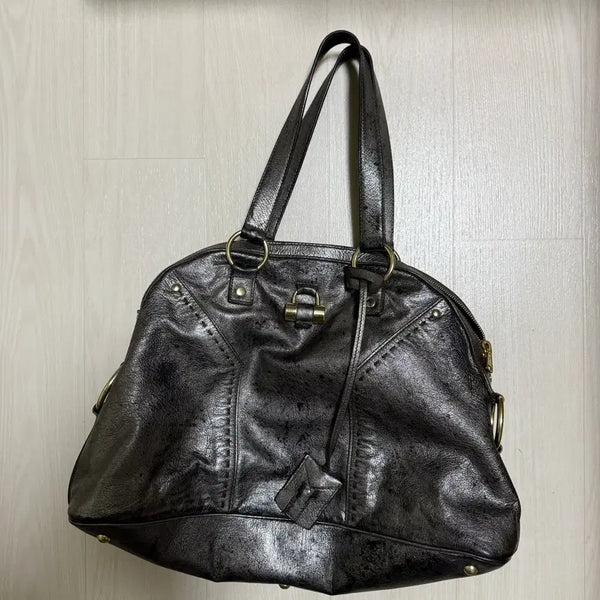 [BUNJANG] Saint Laurent Muse Bag Shoulder Bag Charcoal Goat Skin / 입생로랑 뮤즈백 숄더백 챠콜 고트스킨