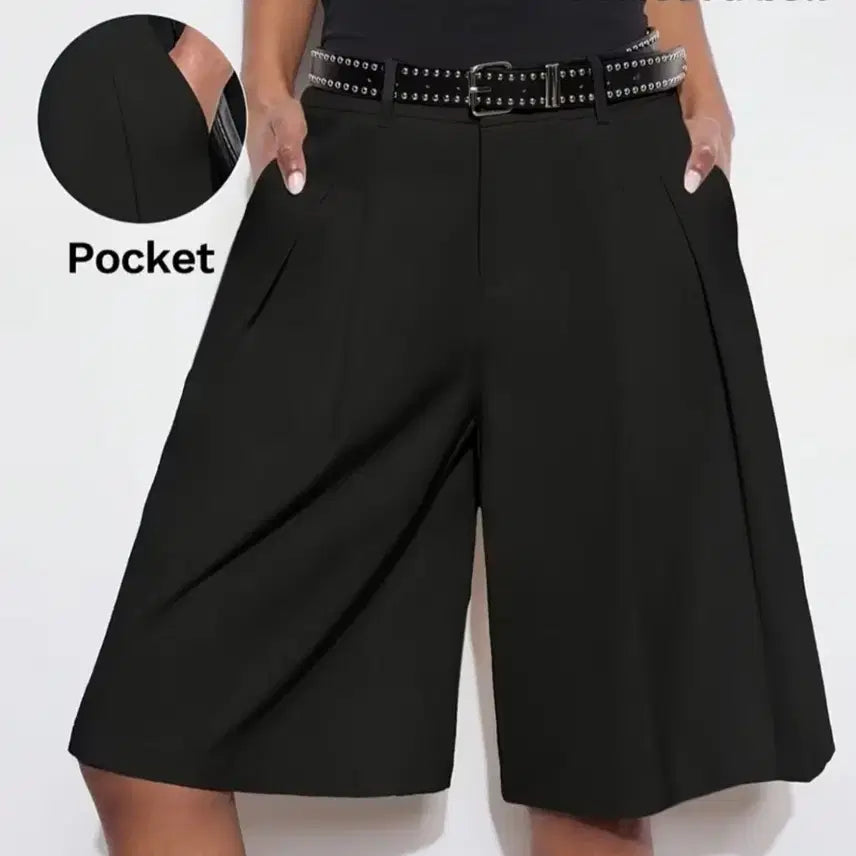[BUNJANG] Bean Gallery Wide Culotte Pants / ㅡ빈갤러리 ㅡ와이드 무릎팬츠