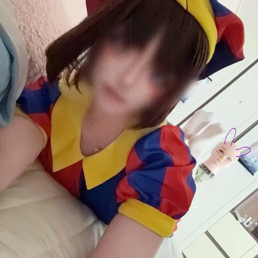 [BUNJANG] Amazing Digital Circus Pomni Full Set Costume / 어메이징 디지털 서커스 폼니 풀셋