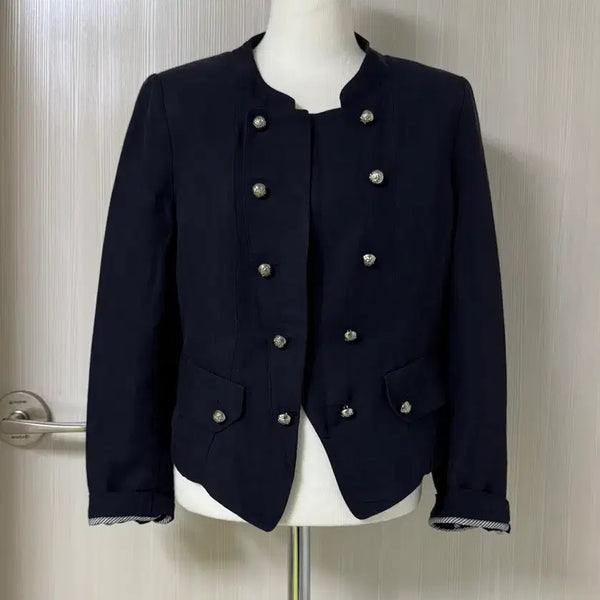 [BUNJANG] System Homme Navy Gold Button Jacket / 한섬 SJ SJ 네이비 금장 버튼 자켓 55