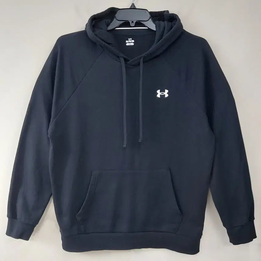 [BUNJANG] Under Armour Men's Pullover Hoodie XL Black / 언더아머 XL 풀오버 후디/후드티. BK. -A.