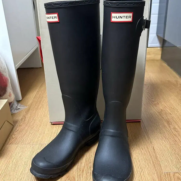 [BUNJANG] Hunter Original Tall Rain Boots Black EU38 / (240) 헌터 오리지널 톨 레인부츠 블랙 EU38
