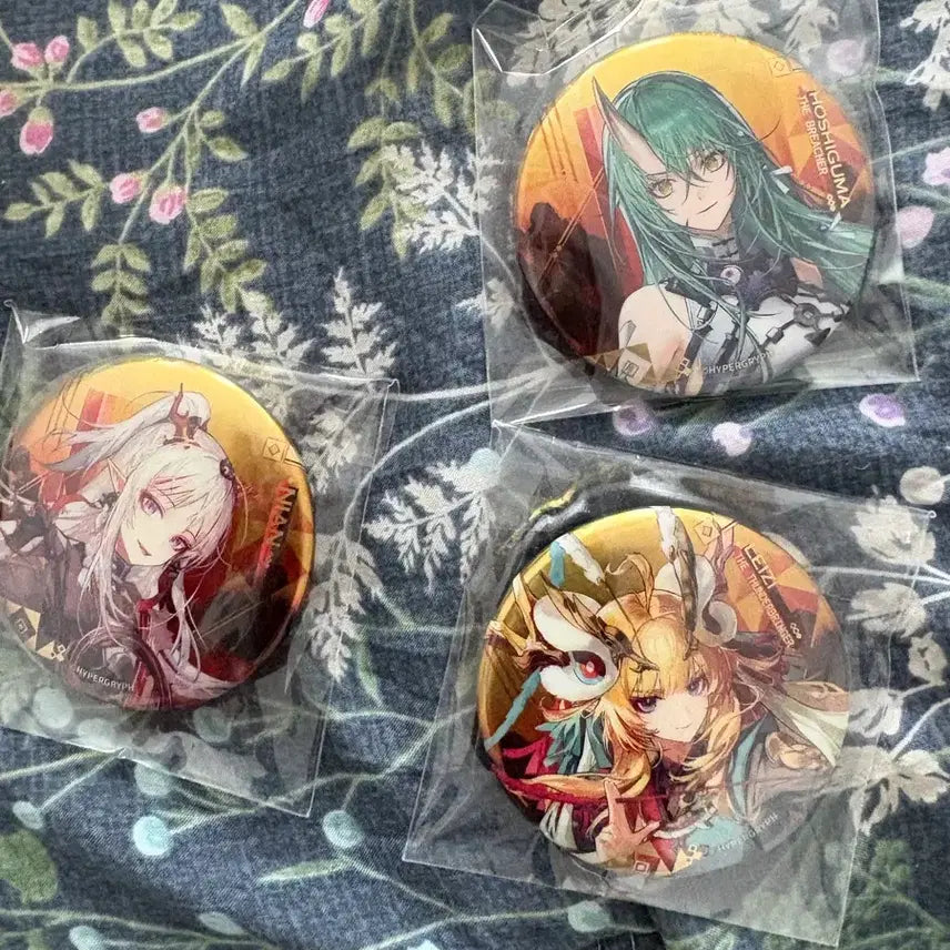 [BUNJANG] Arknights Jester's Mask Can Badge Bundle Set / 명일방주 어릿광대의 가면 캔배지 일괄