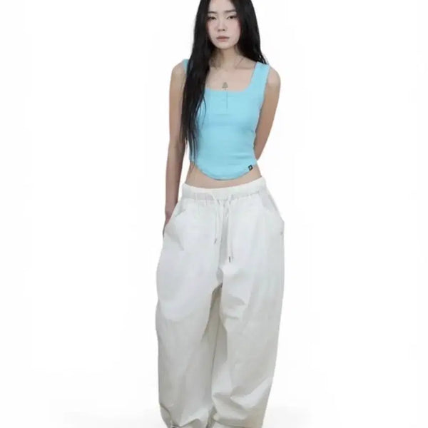 [BUNJANG] Earthjigu Chameleon Pants White / Earthjigu 어스지구 카멜레온 팬츠 화이트